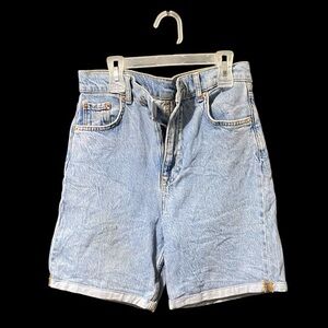 REVIEW Wide-Leg Jean Shorts - Size 27 Regular